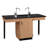 Phenolic Top Two Student Table With Sink-114840721
