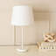 Charlie Single Stem Table Lamp with Tapered Lamp Shade and LED Bulb-1614180840
