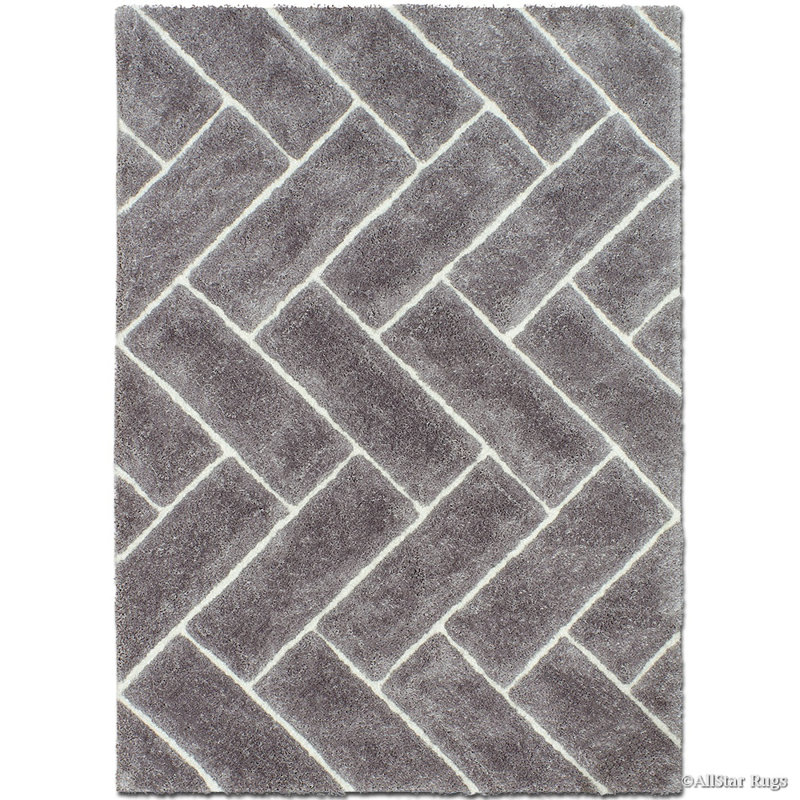 Geometric Indoor Rug, Rectangle 5' x 7'