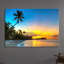 Palms On The Beach by No - Wrapped Canvas Print-49671785-49671786