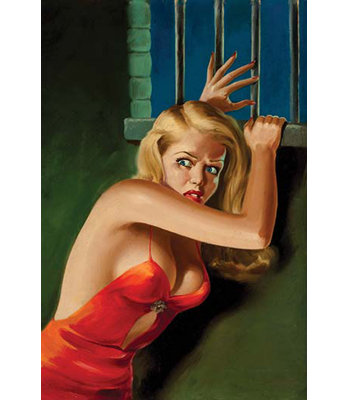 " The Prisoner Pulp Cover " by Peter Driben