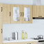 Kitchen Wall Cabinet With Glass Door Kalmar Engineered Wood-64069118-64069117