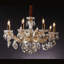 Lustree 6 lumières façon bougie/classique Roeder