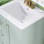 Ensemble de meuble-lavabo autoportant 24 po avec comptoir en céramique 24 po