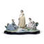Daydreaming by the Pond Women Figurine