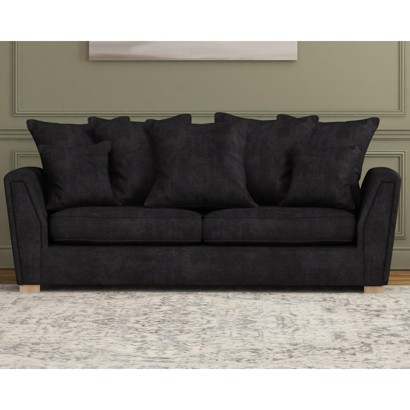 Wendleberry Three Seater, Scatter Back, Dark Mink