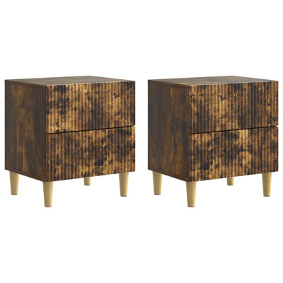 43cm W Manufactured Wood Bedside Table