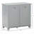 Tilt-Out Laundry Sorter Bathroom Cabinet-1459900253