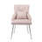Dorsi Velvet Upholstered Button Tufted Modern Dining Chair-1474221120