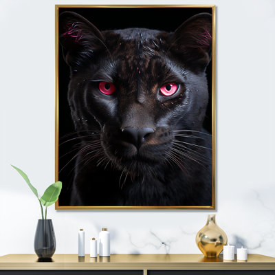 " Pink And Black Panther "