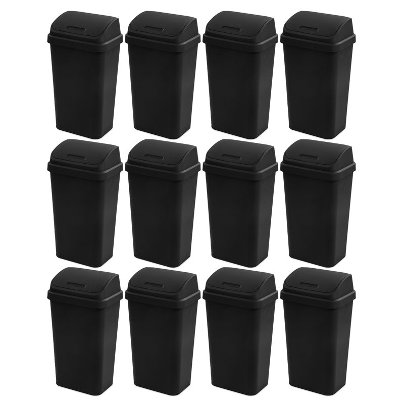 13 Gallon Swing Top Trash Can