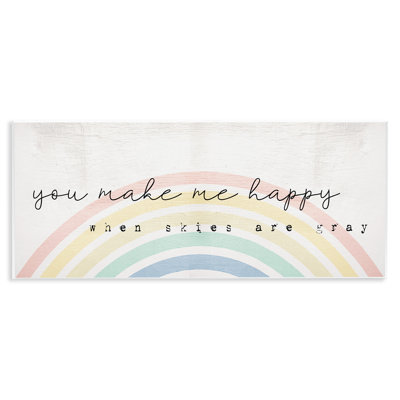 Hudson Yards You Make Me Happy Quote Rustic Rainbow Arches