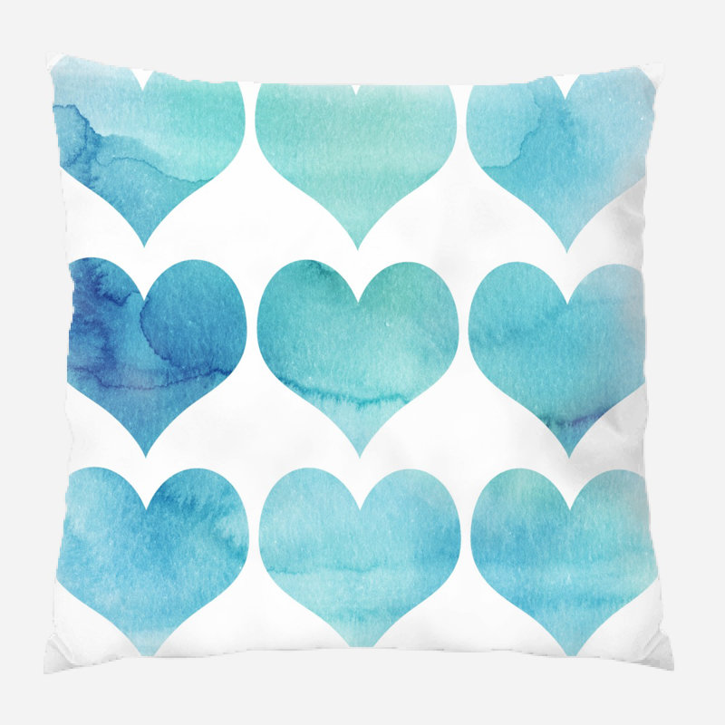 Housse et insert de coussin décoratif extérieur Célia Romance, Microsuède, Intérieur