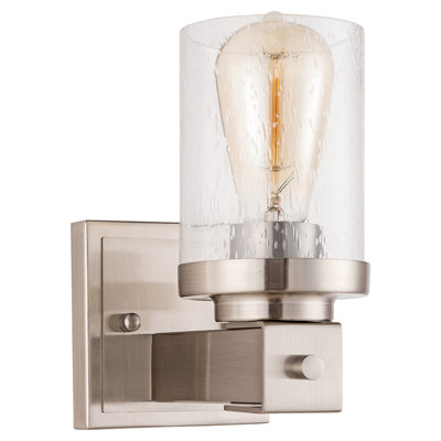 Vintage 1 Light Wall Lights,  Farmhouse Porch Wall Lamp, Indoor Wall Sconces with Glass Shade
