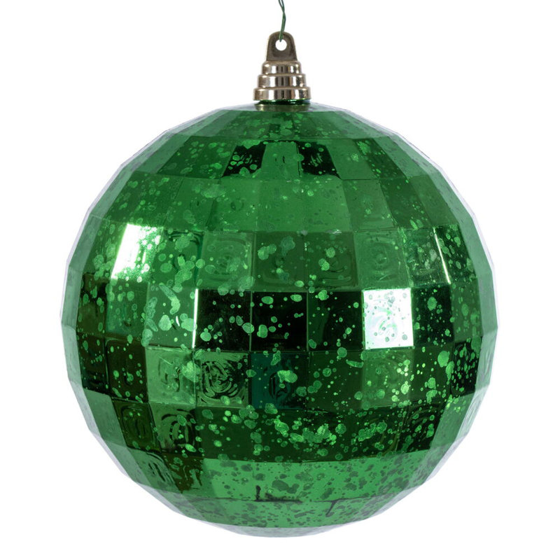 Ornement en miroir 8 po., Vert