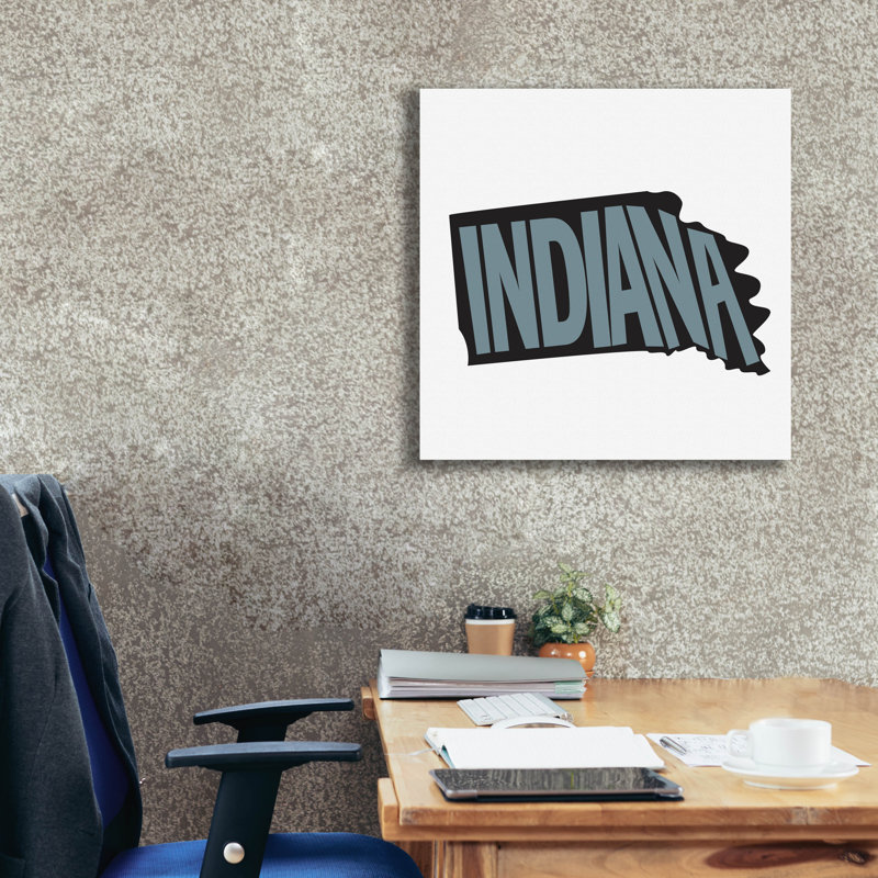«Indiana 2» par Art Licensing Studio, art mural sur toile, H 26 po x l 26 po x P 1,5 po