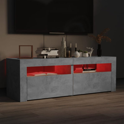 Letizia TV Cabinet with LED Lights 120x35x40 cm