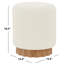 Repose-pieds rond en polyester Willner -1688313879
