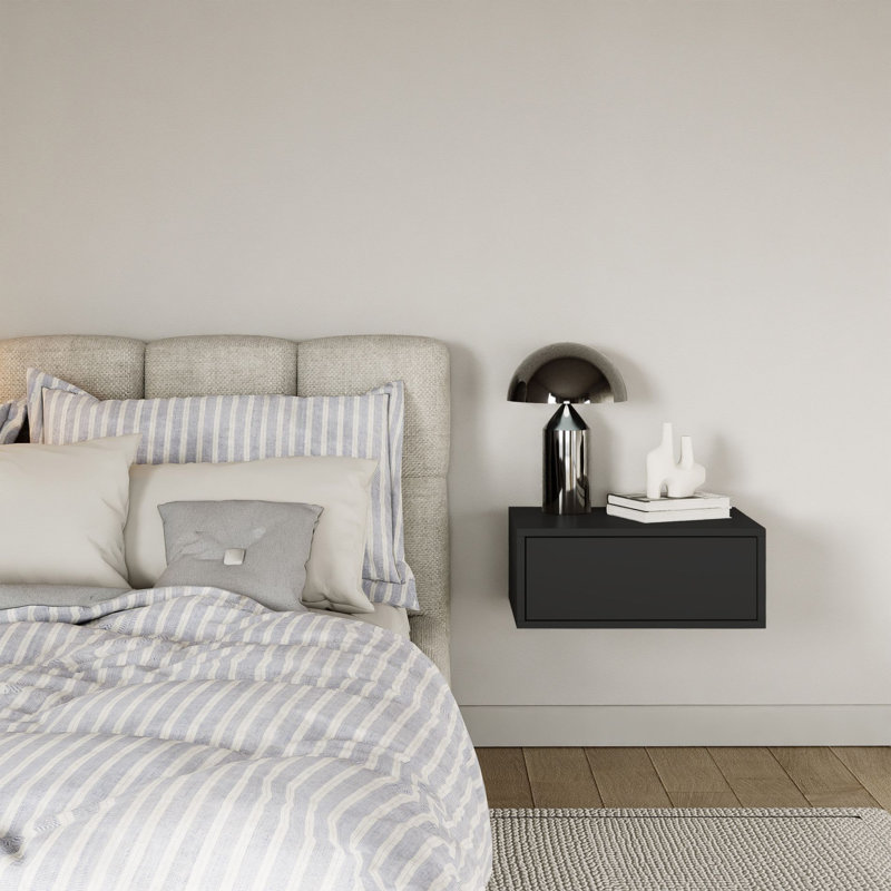 50cm W Manufactured Wood Bedside Table