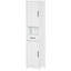 Tour à linge de salle de bain autoportante kleankin Slim White
