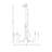 Metal 6-Light Chandelier