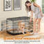Cage pour chien de taille moyenne avec cloison-1774310470