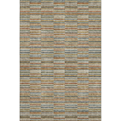 Premium Machine Washable Prisco Paprika Rug