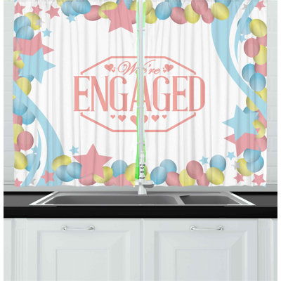 Pointed Kitchen Curtain