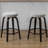 Kaidynn 26 '' Swivel Upholstered Counter Stool with Wood Frame-925806214