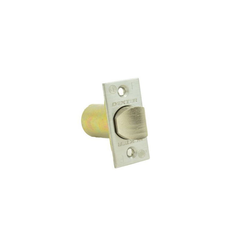 Deadlatch for Entry, 2.5" H x 1.1" W x 2.25" D, Satin Stainless Steel