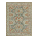 Distressed Homage Hand Knotted Wool Animal Print Area Rug