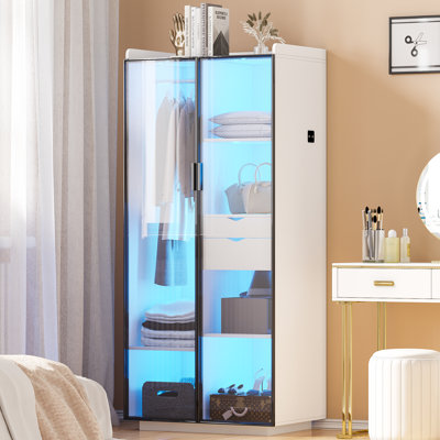 Modern 70" Bedroom Multifunctional Wardrobe
