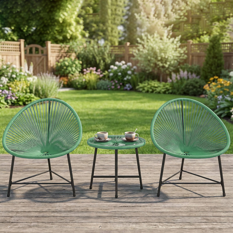 2 - Person Patio Dining Set with Round Table