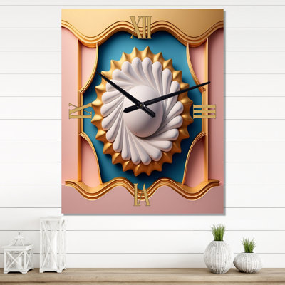 Horloge murale blanche
