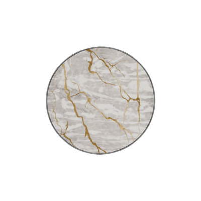 Machine Washable Gray Area Rug