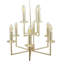Zuri 10 - Light Candle Style Chandelier