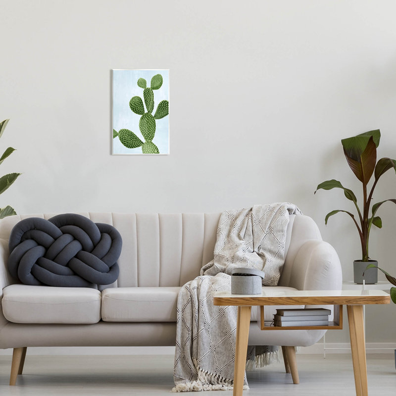 Illustration de giclée de cactus du désert, H 15 po x l 10 po x P 0,5 po, Toile tendue