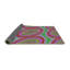 Tapis abstrait rose / vert-409897993