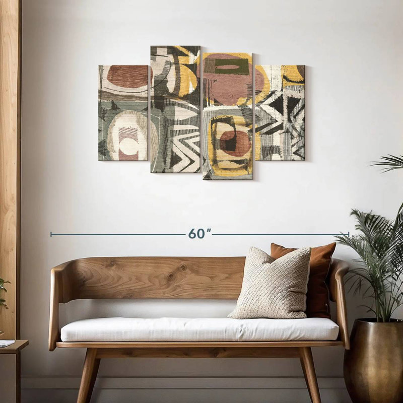Avery Graphic Abstract Sunbaked, 27" H x 43" W