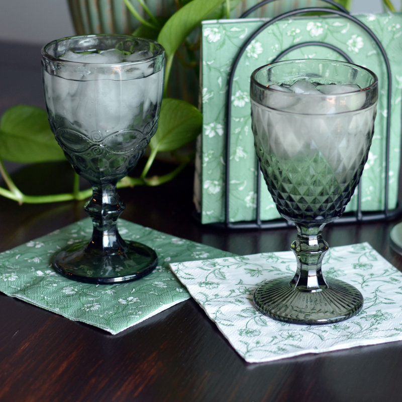 10oz. Goblet Set, Gray