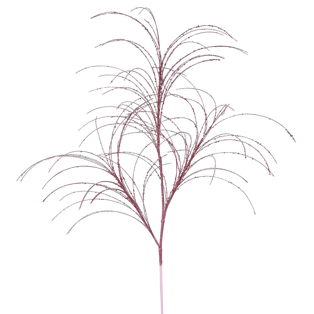 34" Glitter Grass Aritificial Christmas Spray (Set of 6) The Holiday Aisle® Leaves 