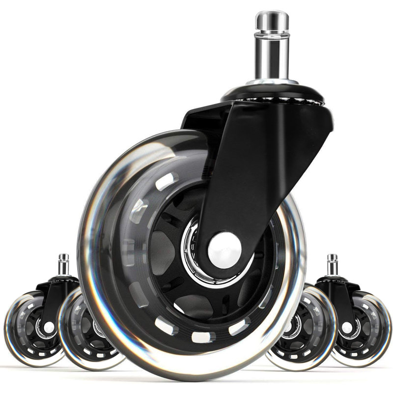 Chaises pivotantes de remplacement de remplacement - Compatibilité standard - tige de 11 mm , Noir