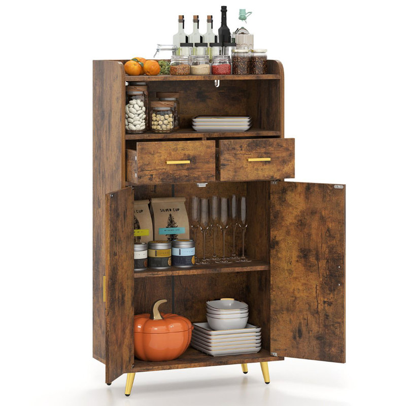 60cm Sideboard, Brown