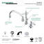 Robinet de salle de bain espacé Kingston-29484981