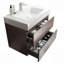 Meuble-lavabo mural de 30 po avec lavabo, grand meuble-lavabo flottant mural pour salle de bain moderne, lavabo sans drain ni robinet, pré-assemblé