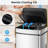 Costway 19 Gal Kitchen Trash Can With Soft Closing Lid & Stay-open Design Inner Buckets Silver