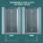 34"W x 72"H Fold Frameless Shower Door-121766406
