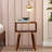 Finney Solid Acacia Wood Nightstand, Mid Century Modern Side Table Bedroom with Storage-497682550