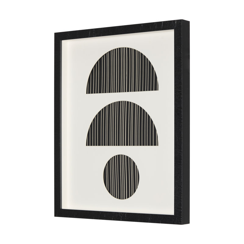 Arc & Orb 4 by Studio M a Framed Art Print Matted under Glass