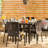 Aonna 6 - Person Wicker Patio Dining Set with Rectangular Table